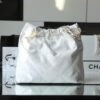 𝗖𝗵𝗮𝗻𝗲𝟭𝟮𝟮 Handbag 〰️ Garbage bags ♥ ” White gold buckle  Size:𝟹𝟻*𝟹𝟽*𝟽  or  Size:𝟹𝟿*𝟺𝟸*𝟾 𝚌𝚖