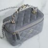 “Small Double C” Handle Long Box Gray  Size:9.5*17*8cm