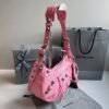 Balencia Le Cagole Half Moon Underarm Bag  Size:33*16*8cm